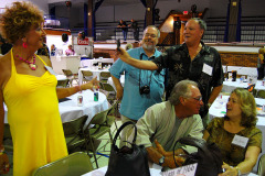 Jacqie Jackson, Bill East, Terry Hopkins at 2010 Central High School reunion