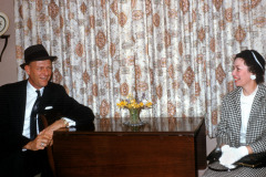 LV and Mary Steinhoff before Ken Steinhoff's 8th grade graduation ceremony 1961