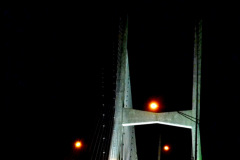 Cape bridge full moon 01-25-2013