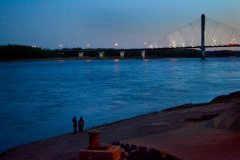 Cape Girardeau riverfront and Emerson Bridge 11-10-2012