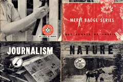 Boy Scout Merit Badge books c 1960s