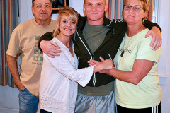 John, :aurie Perry Everett, Dee and Wyatt Perry after Wyatt came back from Marine boot camp 10-19-2012
