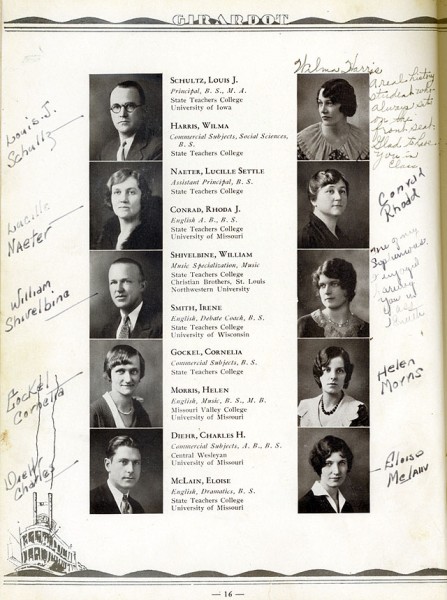 1931 Girardot Faculty P16