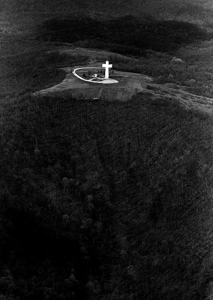 Bald Knob Cross near Alto Pass, Ill. taken in the late 1960s