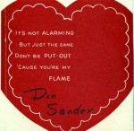 Don Sander Valentine card 43
