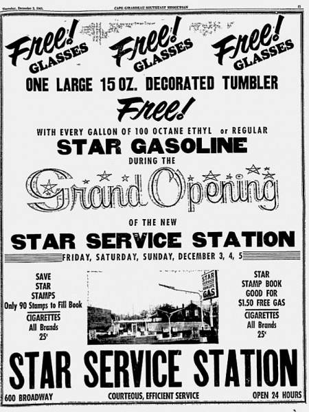 Star Service Station Opening 12-02-1965 The Southeast Missourian - Google News Archive Search
