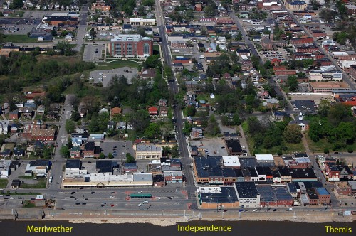 Aerial Downtown Cape 04-17-2011