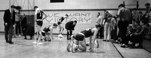 Notre Dame HS vs Central HS basketball at Central 1-31-1967