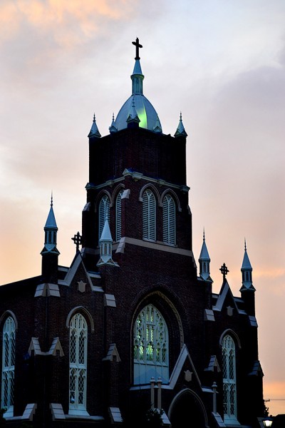St. Vincent's Church at sunset 07-03-2012