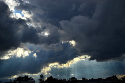 Clouds over Cadiz KY 10-14-2012