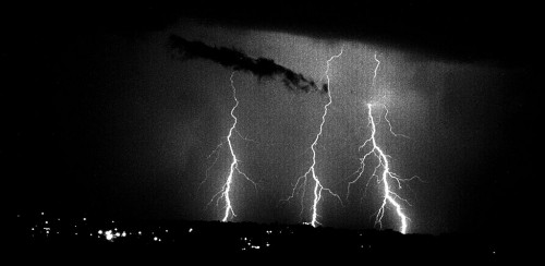 Lightning storm c 1966