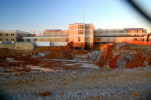 St. Francis Hospital construction 02-24-2013