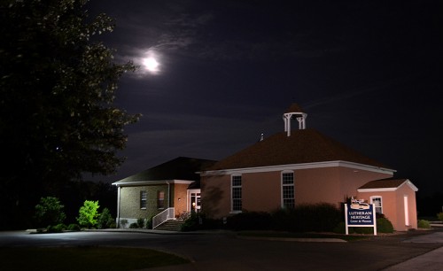 Lutheran Heritage Center and Museum full moon 07-22-2013