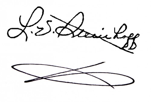 LV and Ken Steinhoff signatures