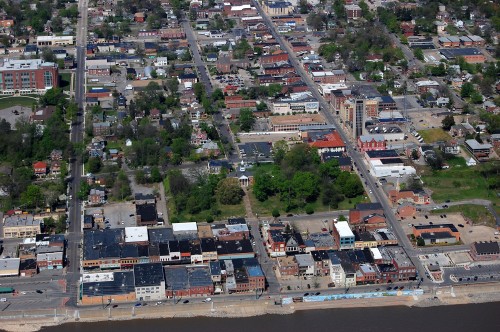 Aerial of Downtown Cape 04-17-2011