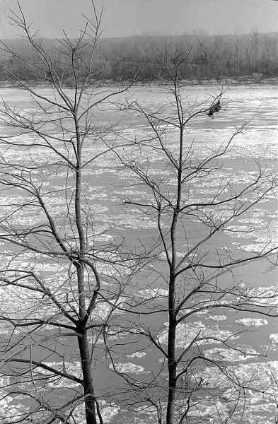 Ice on Mississippi River c 1966