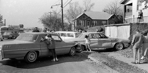 Wreck at Indepence and Henderson c 1964