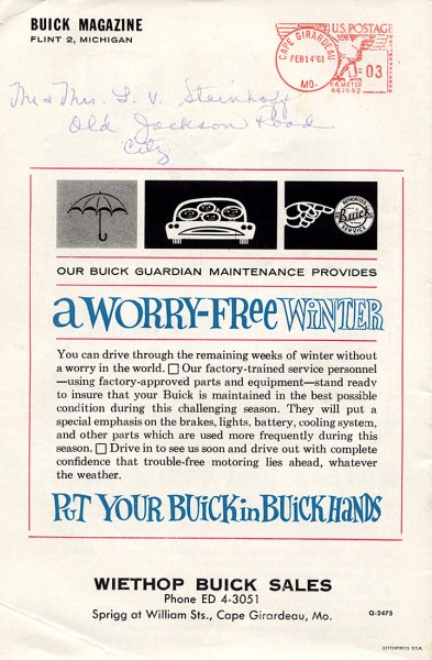 February 1961 Buick Magazine
