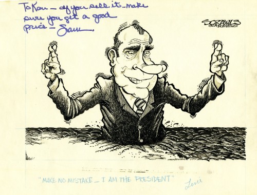 Sam Rawls Nixon Cartoons