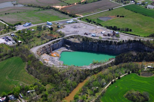 Aerial Old Appleton Quarry 04-17-2011