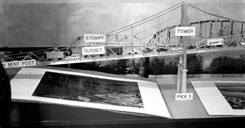 Model of Pt. Pleasant Silver Bridge 08-10-1968