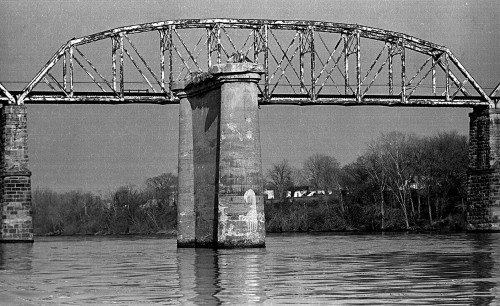 Silver Bridge piers 12-06-1969