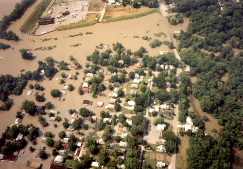 Aerial 1993 Flood