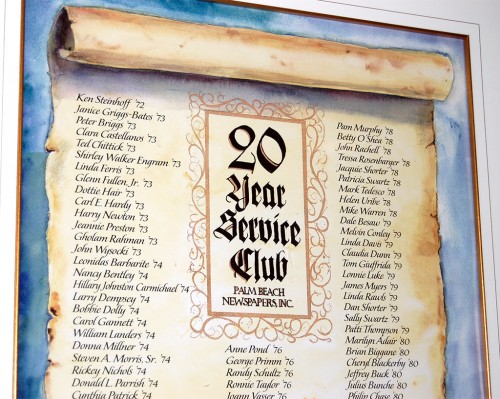 PBNI 20-Year Club members 08-17-2008