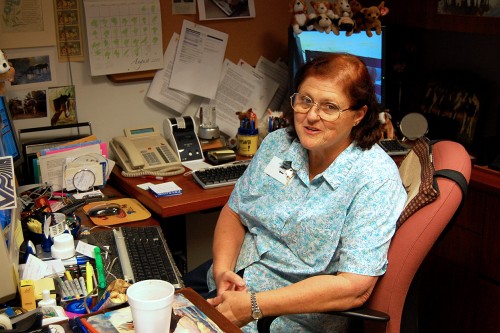 Pat Stephens in her office at PBNI 08-29-2008