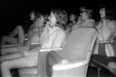Infrared photos of kids watching Beatles movie