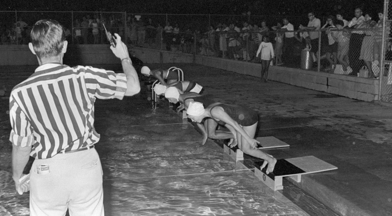 Swim Meet at Capaha Park Pool 07-31-1964