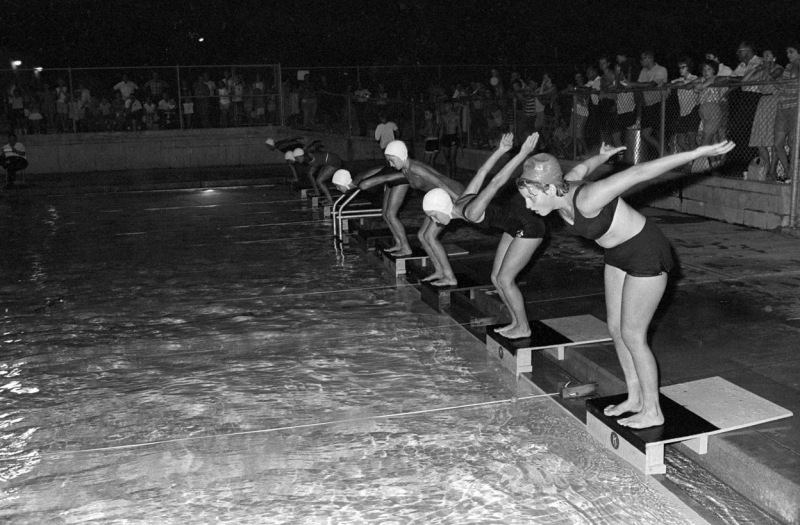 Swim Meet at Capaha Park Pool 07-31-1964