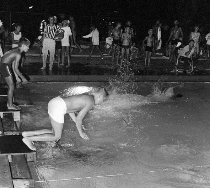 Swim Meet at Capaha Park Pool 07-31-1964