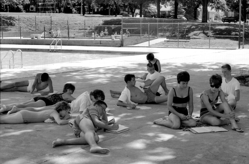 Capaha Park Pool lifesaving class c 1964