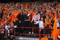 Cape Girardeau Central High School Tigers vs Sikeston Bulldogs at Southeast Missouri State University's Houck Stadium 10/21/2010. Both teams were undefeated for the season. Sikeston won 21-0.