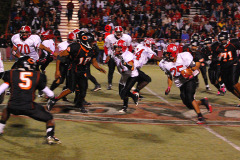 Cape Girardeau Central High School Tigers vs Sikeston Bulldogs at Southeast Missouri State University's Houck Stadium 10/21/2010. Both teams were undefeated for the season. Sikeston won 21-0.