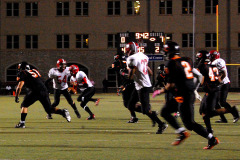 Cape Girardeau Central High School Tigers vs Sikeston Bulldogs at Southeast Missouri State University's Houck Stadium 10/21/2010. Both teams were undefeated for the season. Sikeston won 21-0.