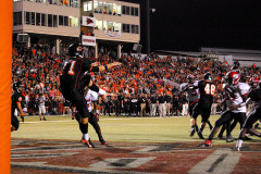 Cape Girardeau Central High School Tigers vs Sikeston Bulldogs at Southeast Missouri State University's Houck Stadium 10/21/2010. Both teams were undefeated for the season. Sikeston won 21-0.