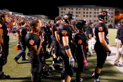 Cape Girardeau Central High School Tigers vs Sikeston Bulldogs at Southeast Missouri State University's Houck Stadium 10/21/2010. Both teams were undefeated for the season. Sikeston won 21-0.