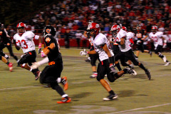 Cape Girardeau Central High School Tigers vs Sikeston Bulldogs at Southeast Missouri State University's Houck Stadium 10/21/2010. Both teams were undefeated for the season. Sikeston won 21-0.