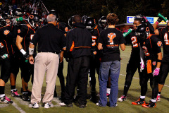 Cape Girardeau Central High School Tigers vs Sikeston Bulldogs at Southeast Missouri State University's Houck Stadium 10/21/2010. Both teams were undefeated for the season. Sikeston won 21-0.