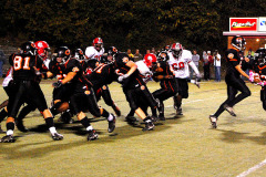 Cape Girardeau Central High School Tigers vs Sikeston Bulldogs at Southeast Missouri State University's Houck Stadium 10/21/2010. Both teams were undefeated for the season. Sikeston won 21-0.