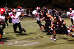 Cape Girardeau Central High School Tigers vs Sikeston Bulldogs at Southeast Missouri State University's Houck Stadium 10/21/2010. Both teams were undefeated for the season. Sikeston won 21-0.