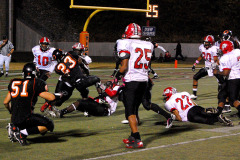 Cape Girardeau Central High School Tigers vs Sikeston Bulldogs at Southeast Missouri State University's Houck Stadium 10/21/2010. Both teams were undefeated for the season. Sikeston won 21-0.