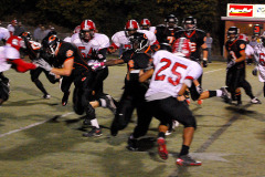 Cape Girardeau Central High School Tigers vs Sikeston Bulldogs at Southeast Missouri State University's Houck Stadium 10/21/2010. Both teams were undefeated for the season. Sikeston won 21-0.