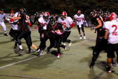 Cape Girardeau Central High School Tigers vs Sikeston Bulldogs at Southeast Missouri State University's Houck Stadium 10/21/2010. Both teams were undefeated for the season. Sikeston won 21-0.