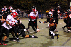 Cape Girardeau Central High School Tigers vs Sikeston Bulldogs at Southeast Missouri State University's Houck Stadium 10/21/2010. Both teams were undefeated for the season. Sikeston won 21-0.