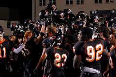 Cape Girardeau Central High School Tigers vs Sikeston Bulldogs at Southeast Missouri State University's Houck Stadium 10/21/2010. Both teams were undefeated for the season. Sikeston won 21-0.