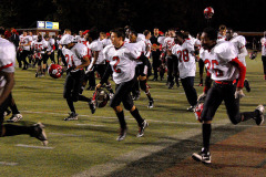 Cape Girardeau Central High School Tigers vs Sikeston Bulldogs at Southeast Missouri State University's Houck Stadium 10/21/2010. Both teams were undefeated for the season. Sikeston won 21-0.