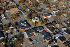 Aerial photos of downtown Jackson, including Cape County Courthouse 11-06-2010